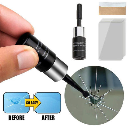 Repair Fluid for Glass Surfaces