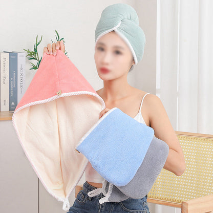 Double-Layered Quick-Dry Hair Wrap for Effortless Styling