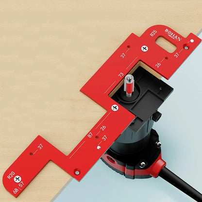 Invisible Handle Cutout Template for Seamless Cabinet Design