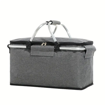 Space-Saving Picnic Carrier with Leakproof Design