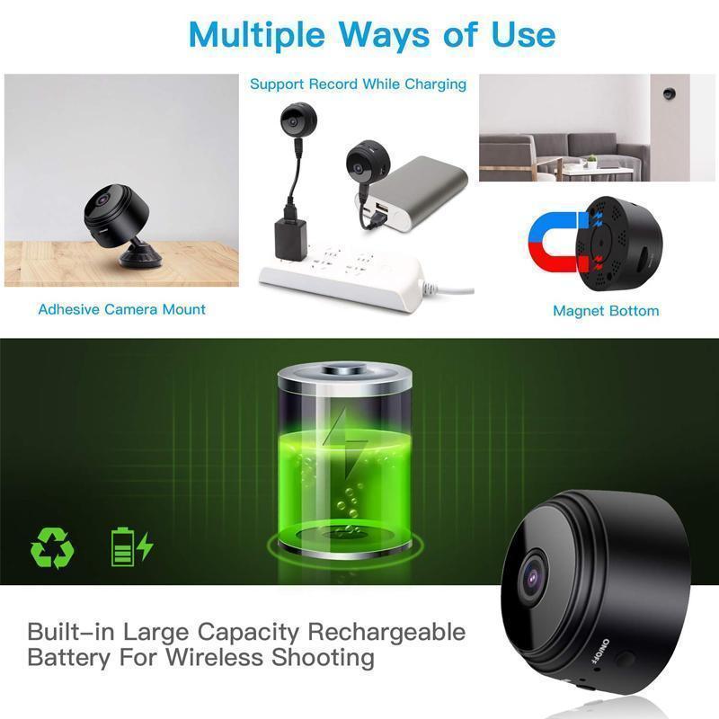 1080p Wireless Magnetic Mini Surveillance Camera