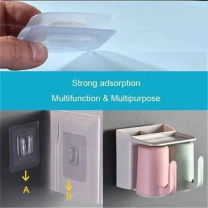 Set of 5 Versatile Double-Sided Adhesive Wall Hangers
