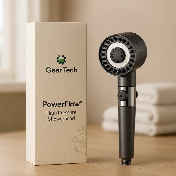 Shower Head with 9-Layer Filtration and Turbo Boost Technology