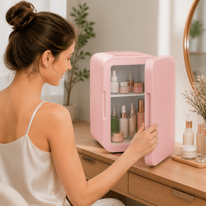 Portable USB-Powered Mini Cooler for Beverages & Beauty