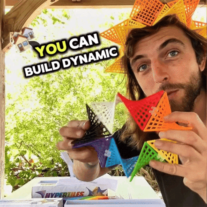 Hyperbolic Building Toy for Creative Play
