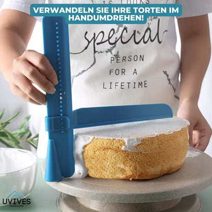 Adjustable Cake Smoother and Scraper Tool