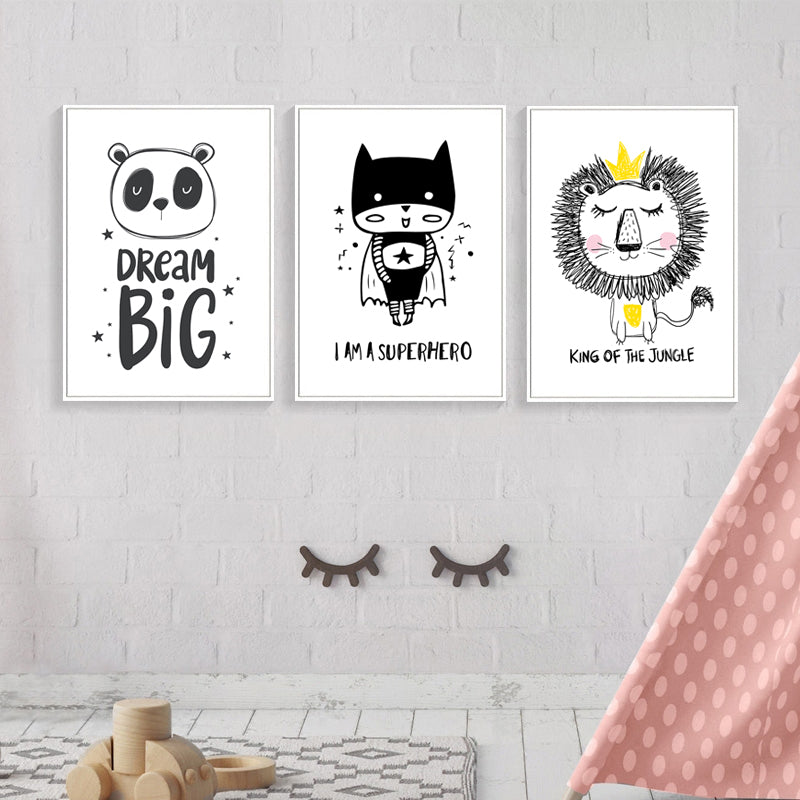 Superhero Baby Canvas Wall Art Print
