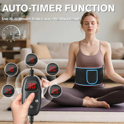 Infrared Waist Wrap with Red Light Therapy – 660nm 850nm for Pain Relief and Recovery