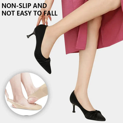 3 Pairs of Ultra-Thin Socks with Forefoot Cushions