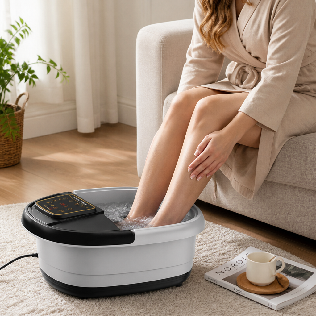 Soothing Heated Foot Massager with Infrared Therapy