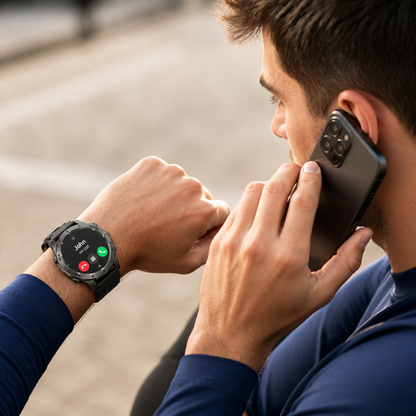 1.53-Inch Water-Resistant Smartwatch with Bluetooth Calling