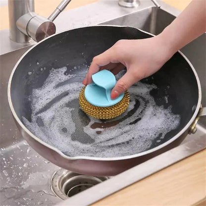 2-Pack Swivel Scrubber for Effortless Dish Cleaning