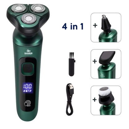 All-in-One Grooming Device – Waterproof – LED Screen – USB Rechargeable
