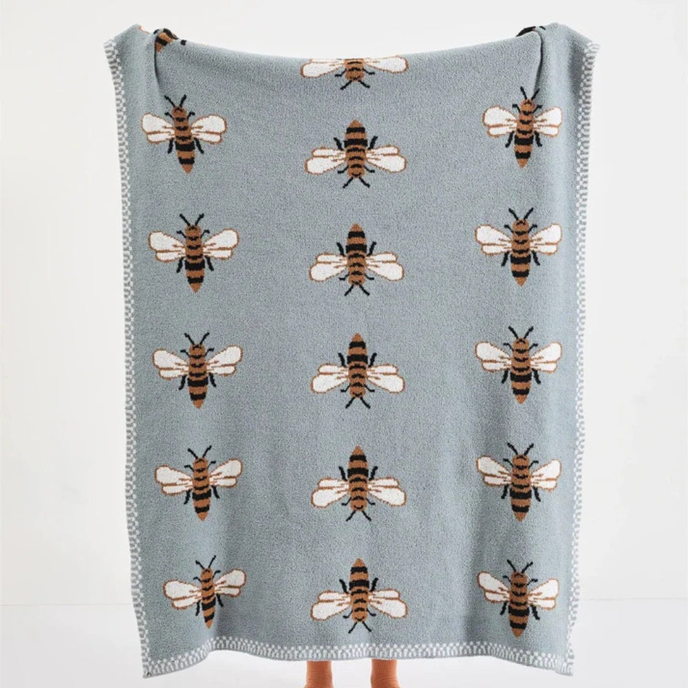 Cozy Honeycomb Throw Blanket for Ultimate Comfort