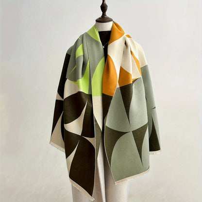 Dual-Faced Cozy Scarf for Effortless Style