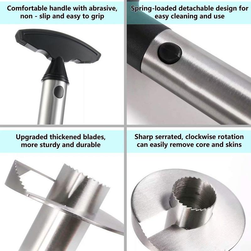 Pineapple Corer and Slicer Tool