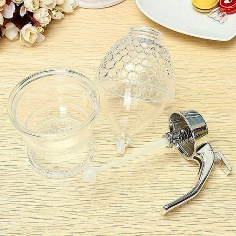 Convenient Honey Dispenser with Elegant Design