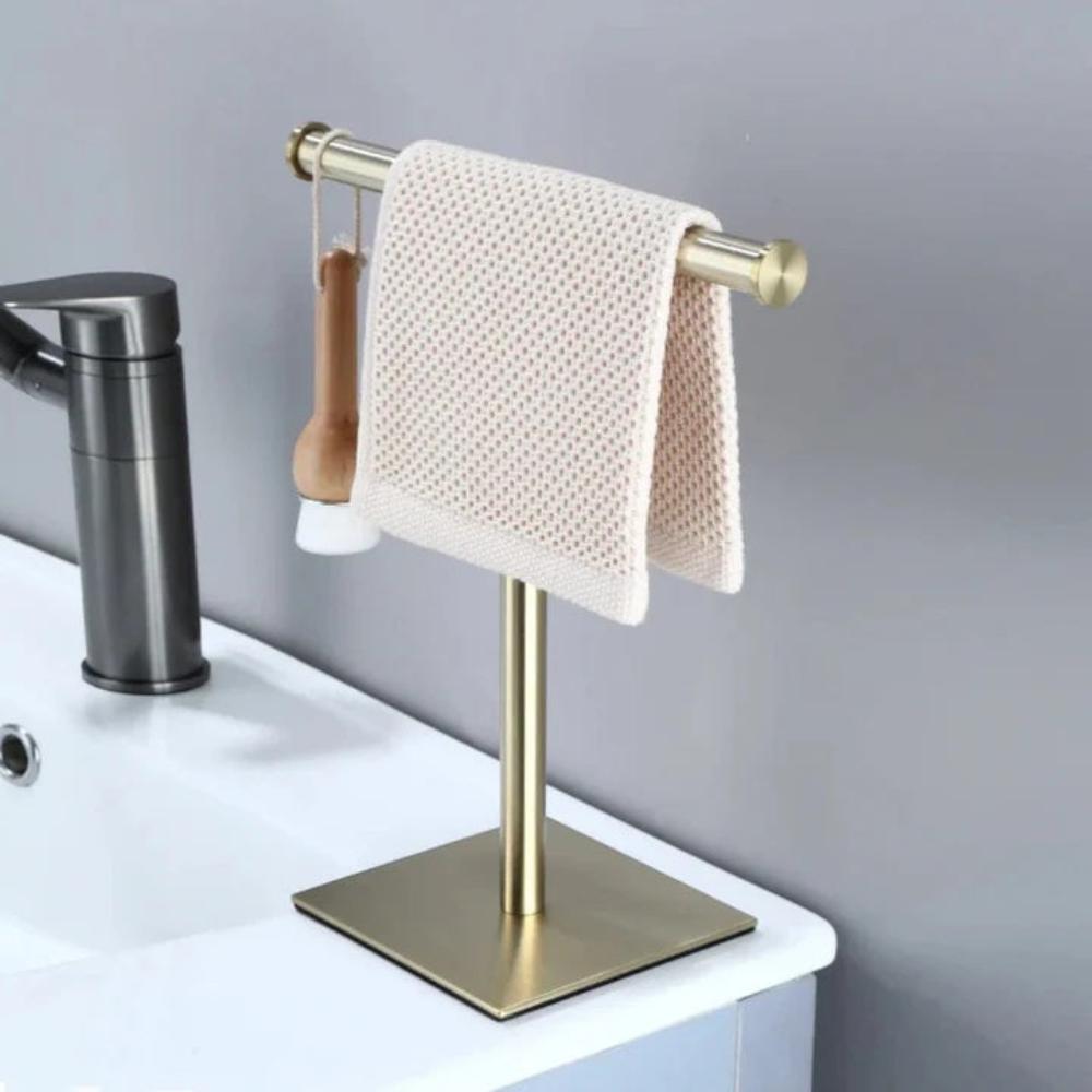 Sophisticated Countertop Towel Holder