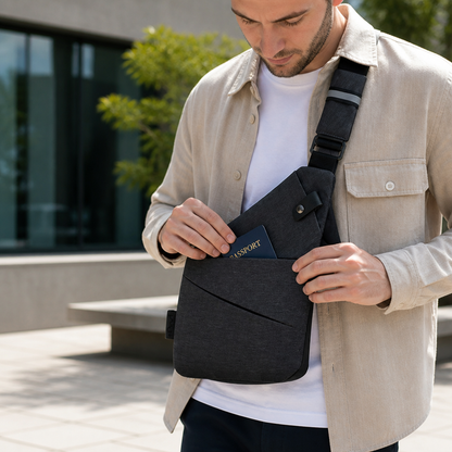 Secure & Stylish Crossbody Bag with RFID Protection