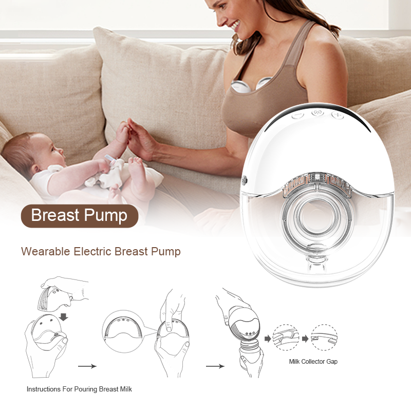 Portable Silent Breast Pump – Hands-Free Convenience