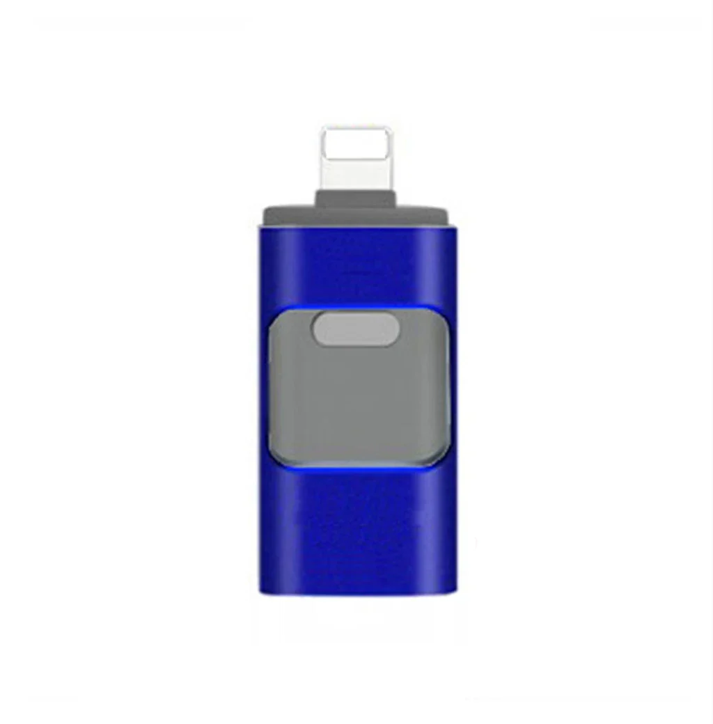 4-in-1 OTG Flash Drive with MultiPort Connectivity