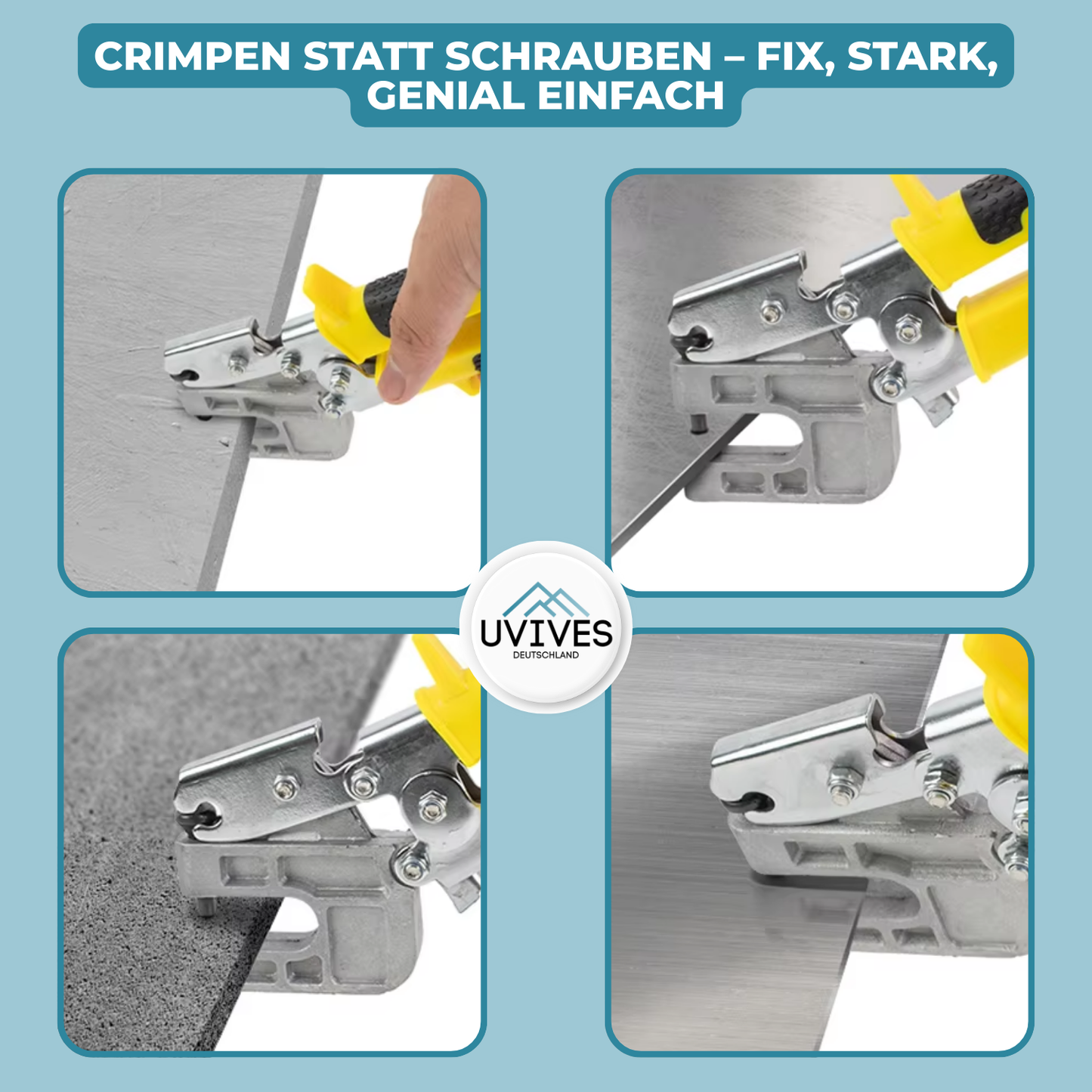 Strong Connections Without Screws in Seconds – Includes 100 Pins