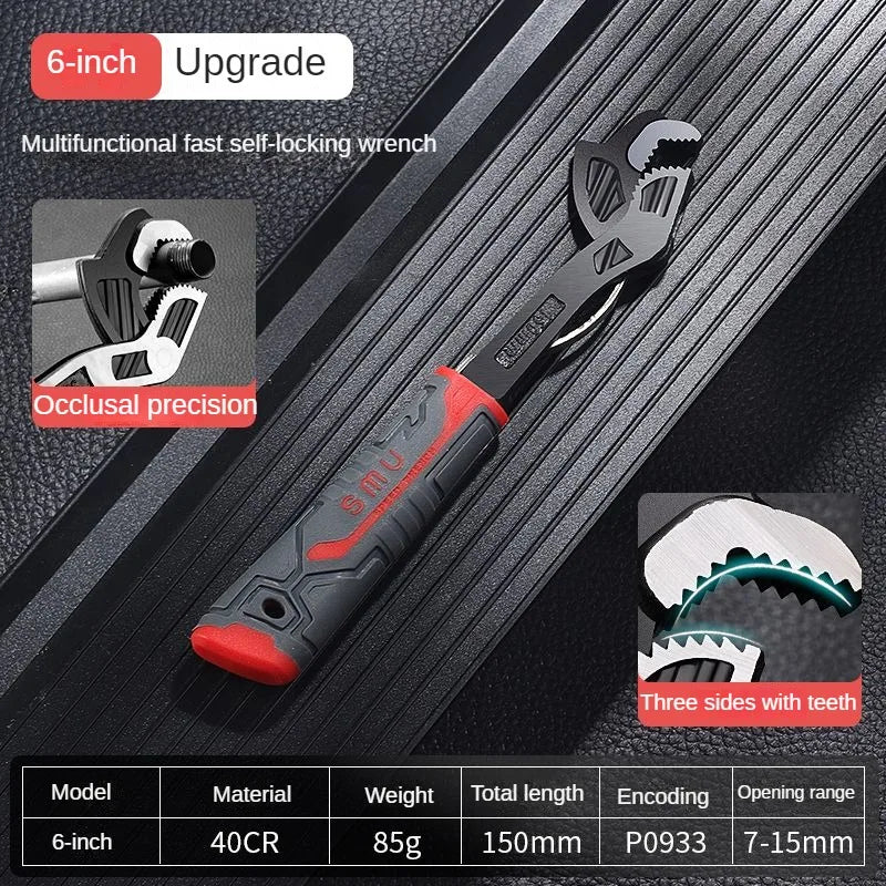 Versatile Smart Wrench | Self-Adjusting Tool for All Fasteners