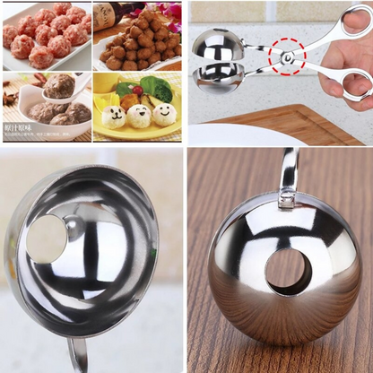 Perfectly Shaped Meatball Maker (+ 1 Bonus Mini Scoop)