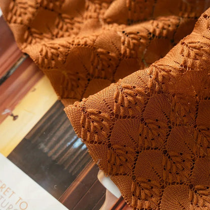 Sunset Charm Bohemian Crochet Window Panel