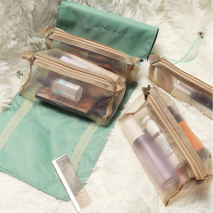 4-in-1 Travel Cosmetic Organizer Bag