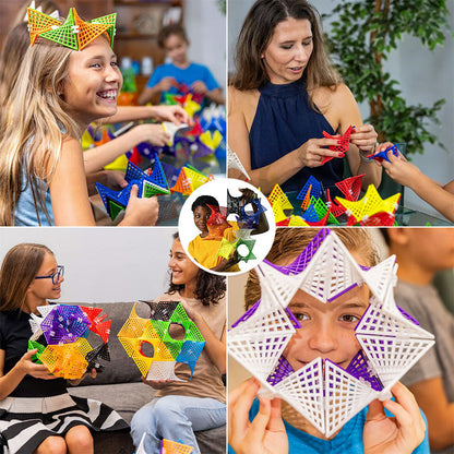 Hyperbolic Building Toy for Creative Play
