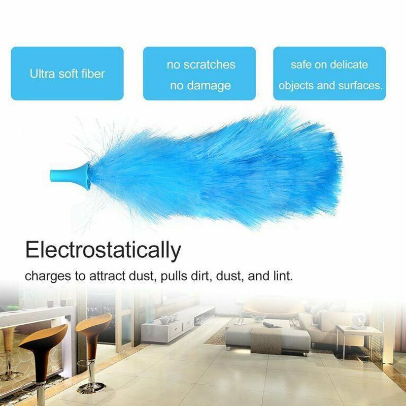 Versatile 360° Electric Dust Cleaner with Dual Brushes