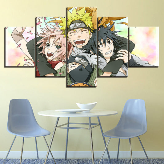 Canvas Wall Art Print - Anime Friends Decor