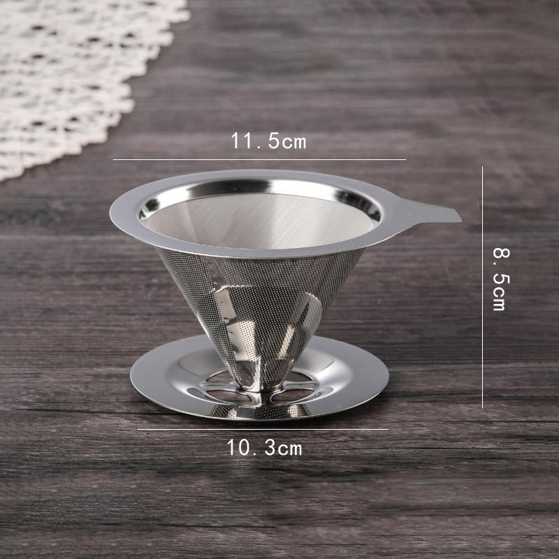 Reusable Stainless Steel Coffee Filter – Diameter 11.5–12.5 cm