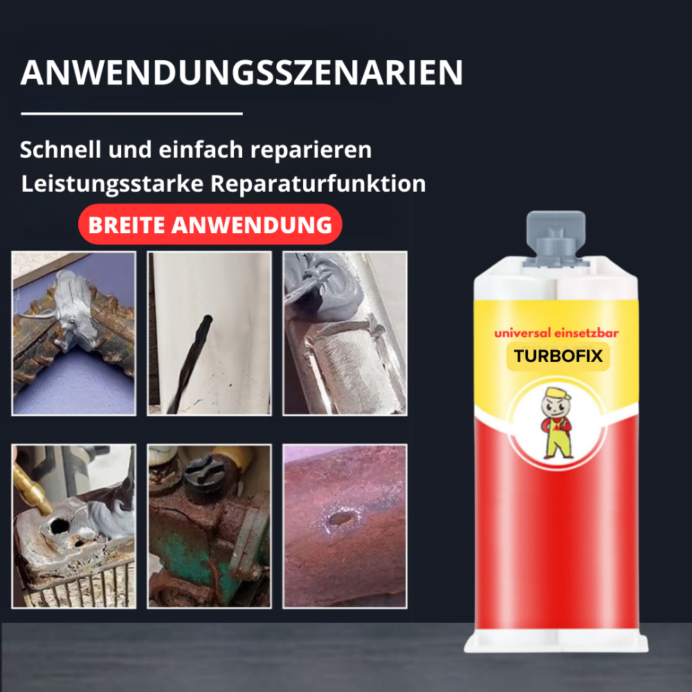 Industrial Strength Repair Adhesive for Metal, Wood, Plastic & More - No Welding Required