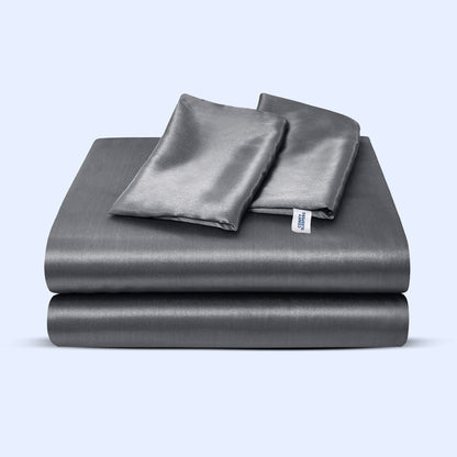Cooling Bed Sheet Set with Silver Ion Infusion for Enhanced Comfort