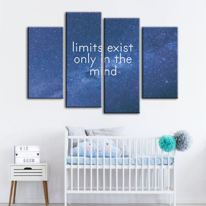Inspire Your Space - 4-Piece Motivational Canvas Art