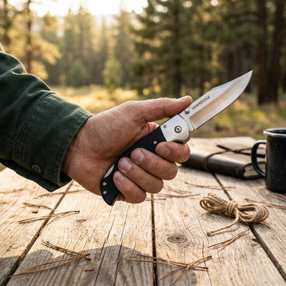 Precision Folding Knife with Assisted Opening | 3.75" Blade & Textured Grip | Corrosion-Resistant, Secure Lock, Ideal for Outdoor and Everyday Use