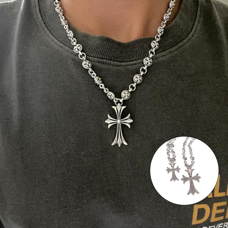 Gothic Cross Necklace Pendant