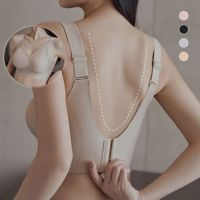 Silk Essence Underwire Bra | Elegant Support with Side Coverage and Anti-Sagging for Maximum Comfort