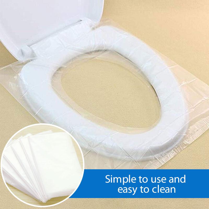 50-Pack Eco-Friendly Disposable Toilet Covers