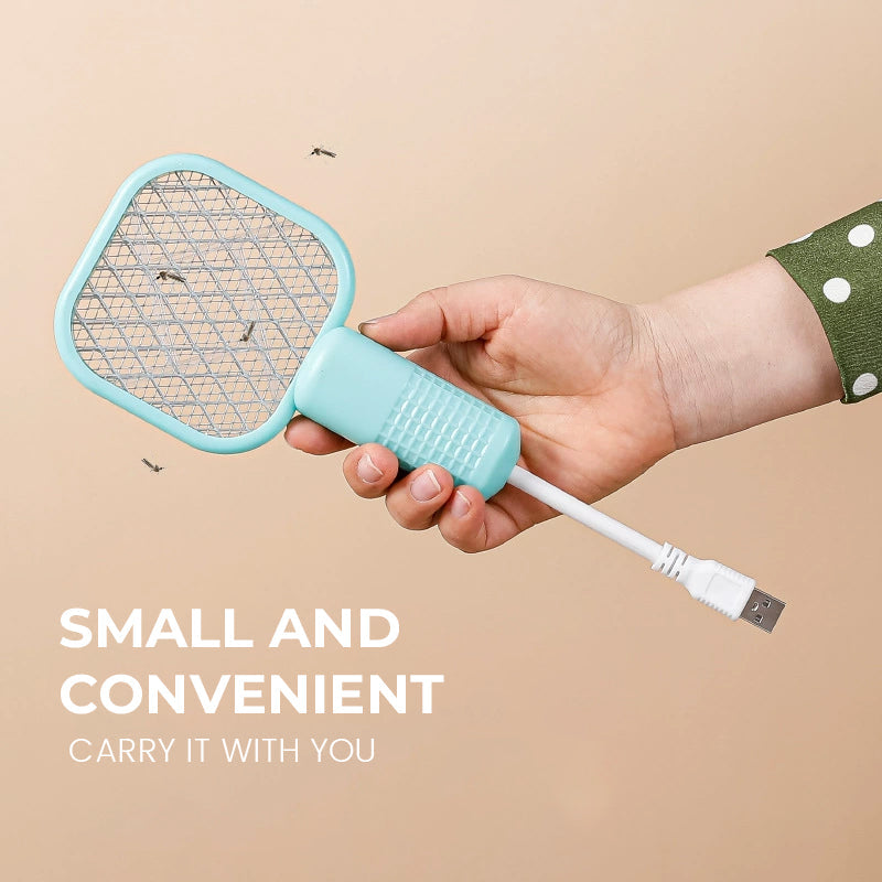 USB Mosquito Repellent with LED Light and Safety Net – Dual Function