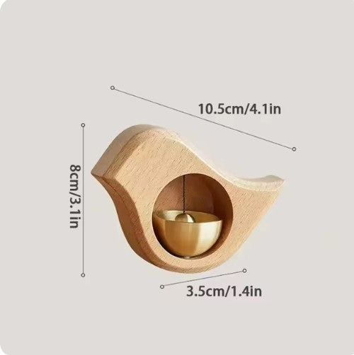 Elegant Wooden Door Bell Chime