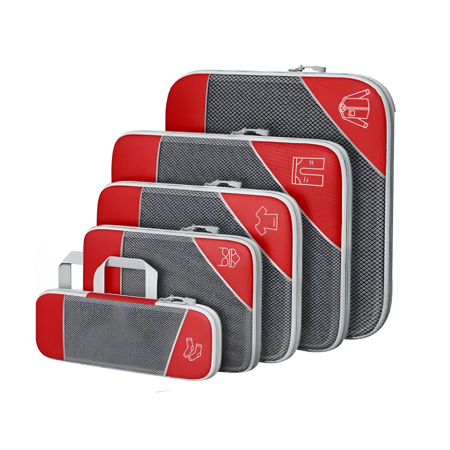 Compression Travel Set – Space-Saving Packing Cubes for Organized Luggage