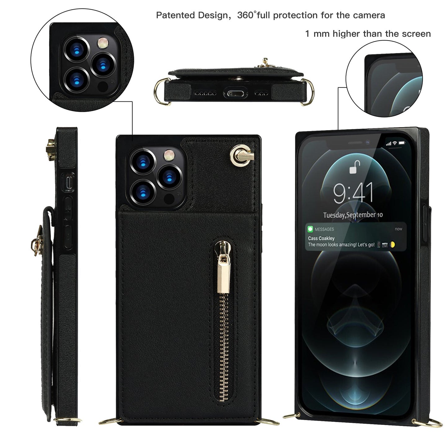 Hands-Free Smartphone Crossbody Wallet Case