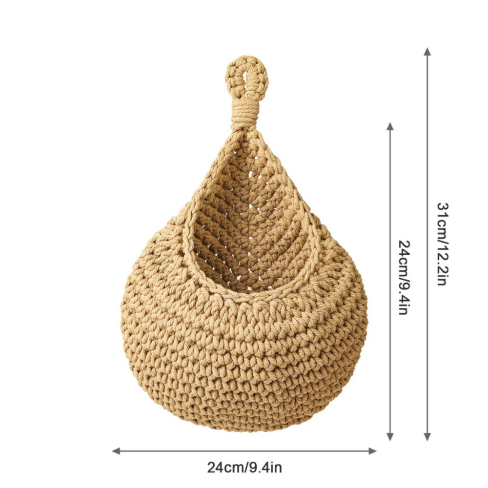 Stylish Eco-Friendly Hanging Storage Basket