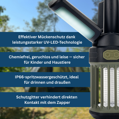 Mosquito Shield LED Lantern: Dual-Function Comfort