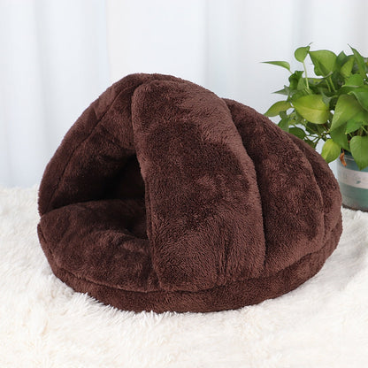 Snug Retreat Pet Cave Bed for Ultimate Comfort