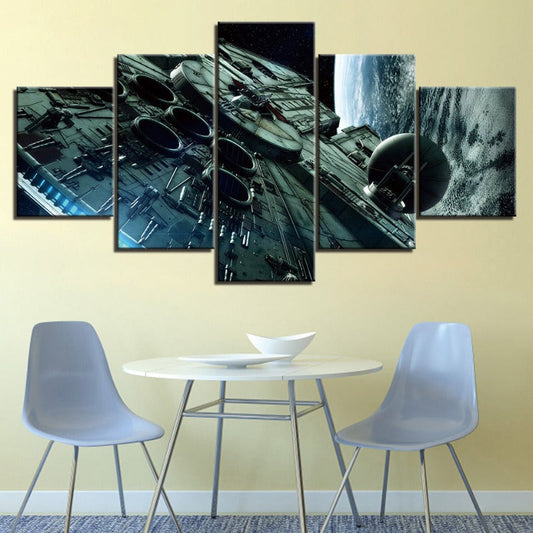 5-Piece Captivating Cosmic Canvas Art Set