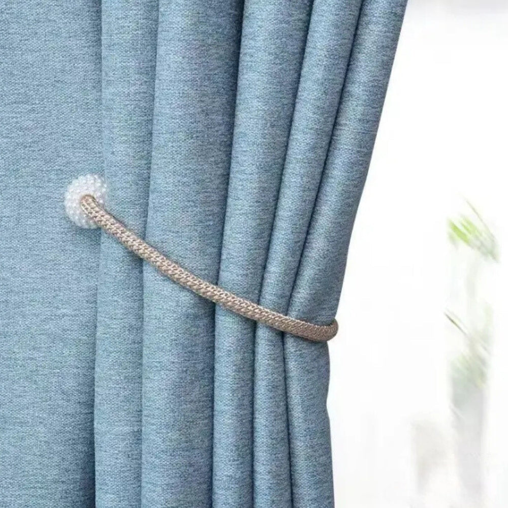 Elegant Magnetic Curtain Holdbacks | Set of 2